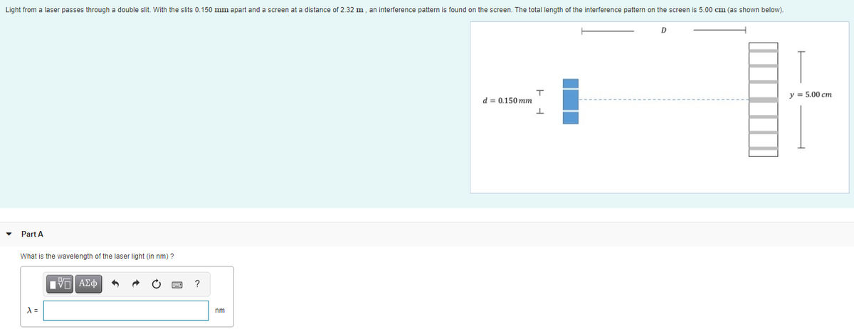 Answered Y 5 00 Cm D 0 150 Mm Part A What Is Bartleby