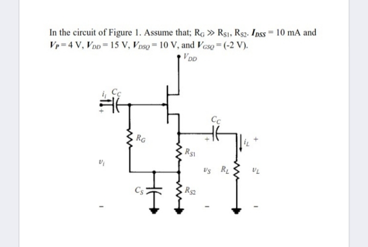 Answered: In the circuit of Figure 1. Assume… | bartleby