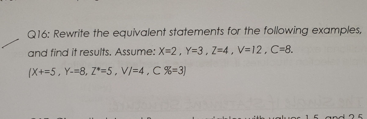 Answered Q16 Rewrite The Equivalent Statements Bartleby