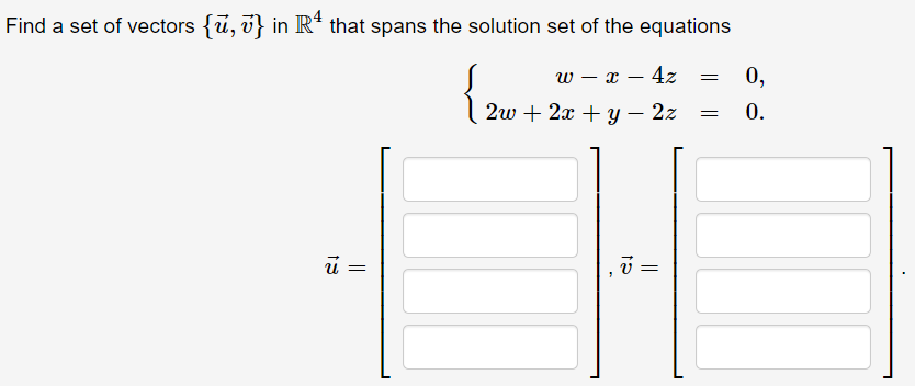 Answered Find A Set Of Vectors U V In R That Bartleby