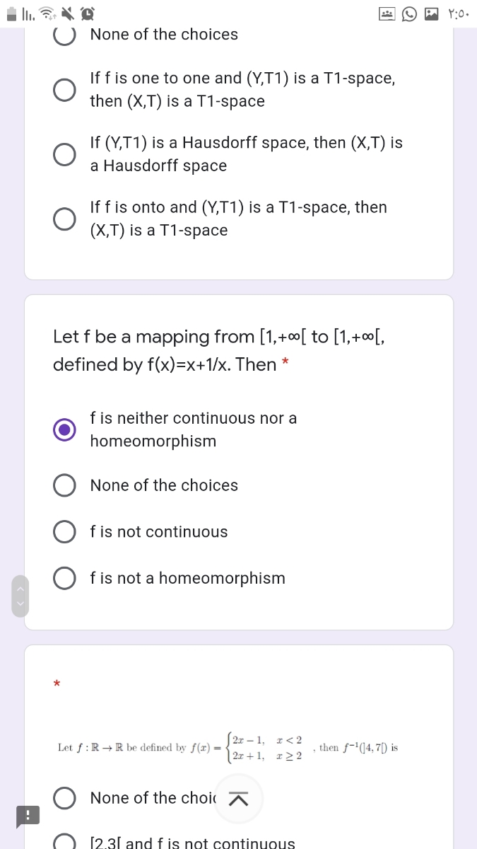 Answered Let F Be A Mapping From 1 0 To Bartleby