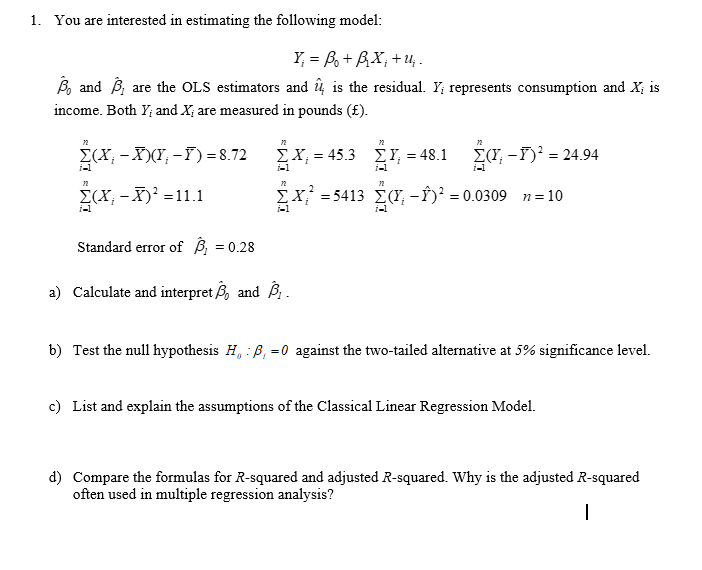 Answered 1 You Are Interested In Estimating The Bartleby