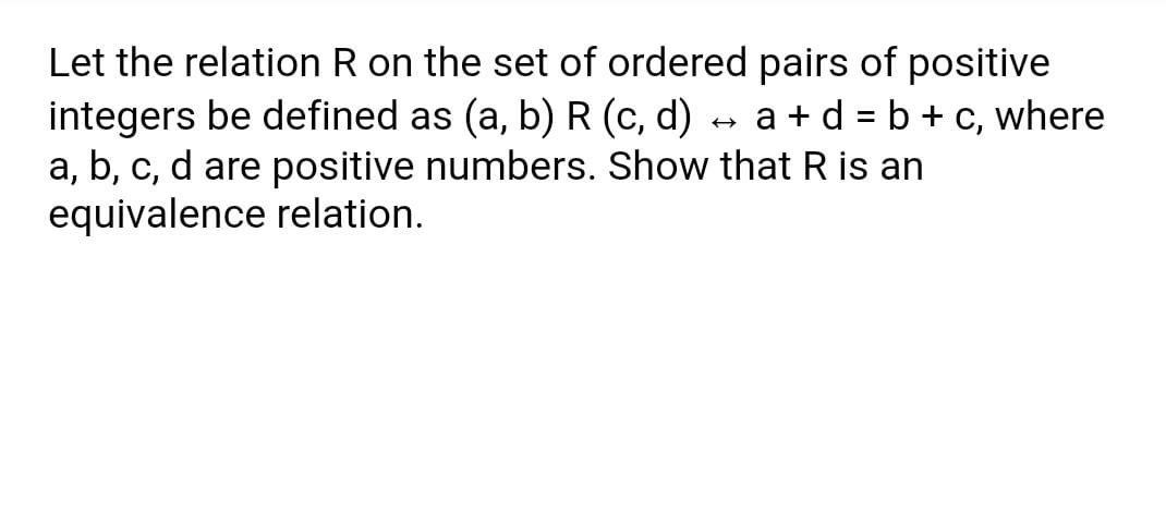 Answered Let The Relation R On The Set Of… Bartleby