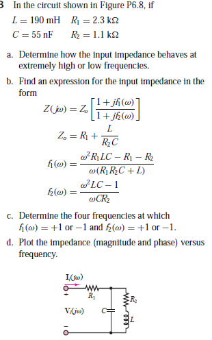 Answered 3 In The Circuit Shown In Figure P6 8 Bartleby