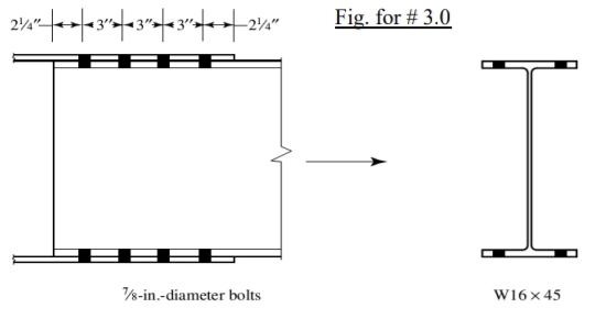 Answered: A W16 x 45 of A992 steel is connected… | bartleby