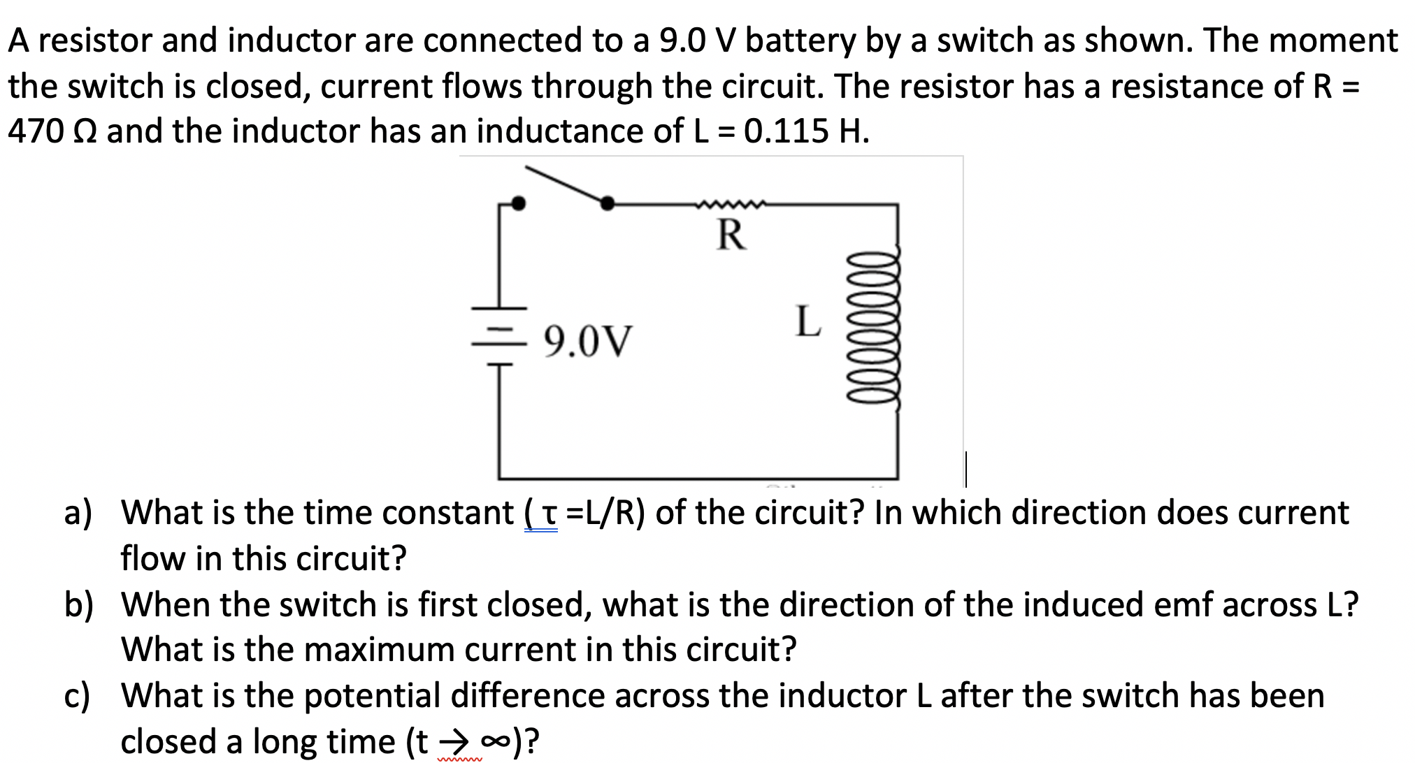 Answered A Resistor And Inductor Are Connected Bartleby