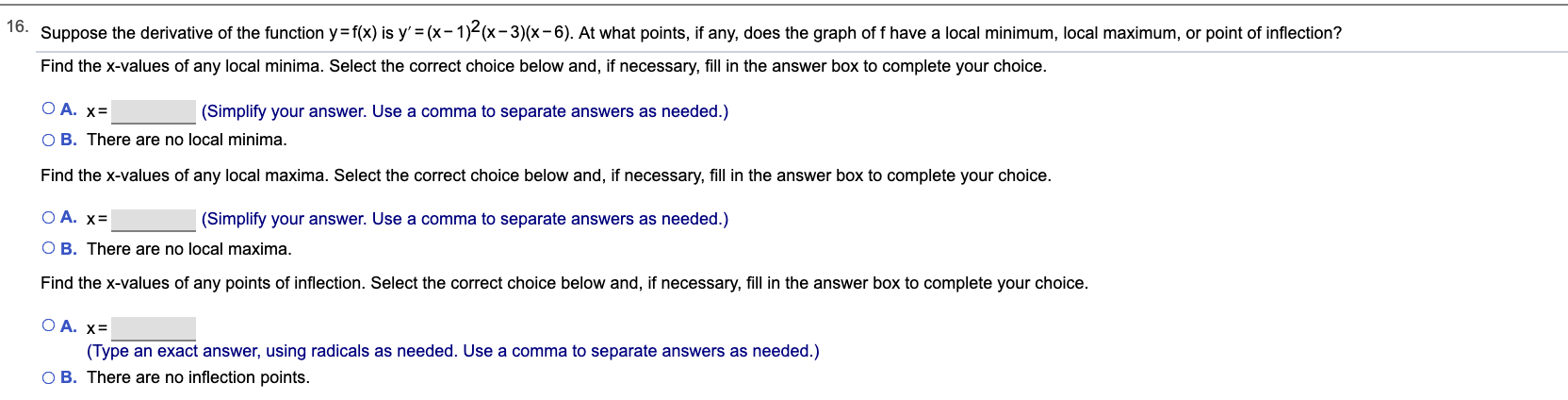 Answered Suppose The Derivative Of The Function Bartleby