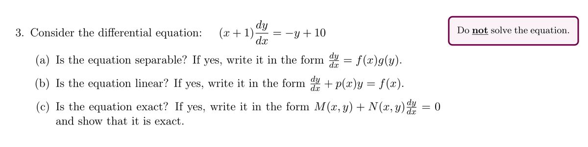 Answered Consider The Differential Equation X Bartleby