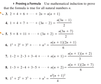 Answered I Proving A Formula Use Mathematical Bartleby