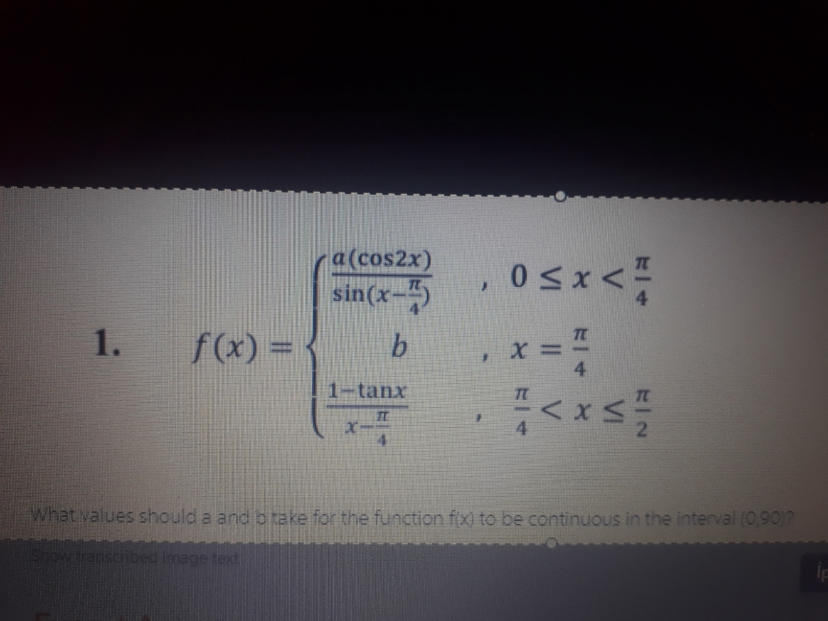 answered-a-cos2x-sin-x-tc-1-f-x-tanx-4-bartleby