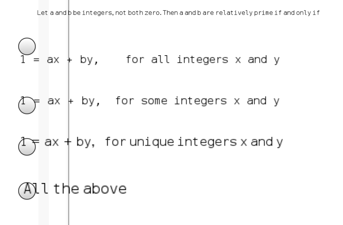 Answered Let A And Th Be Integers Not Both Zero Bartleby