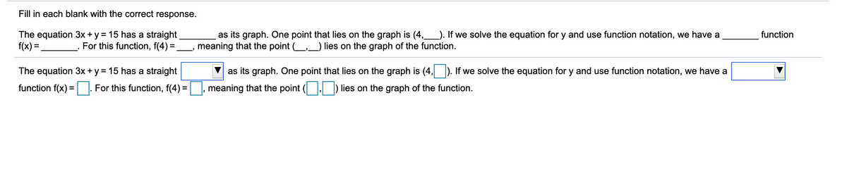 Answered Fill In Each Blank With The Correct Bartleby