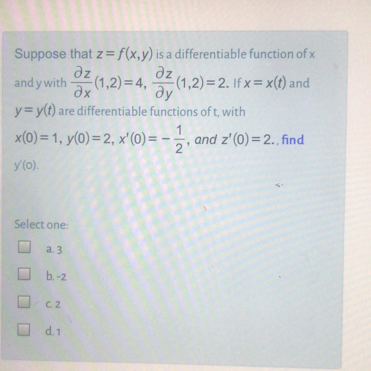 Answered Suppose That Z F X Y Is A Bartleby