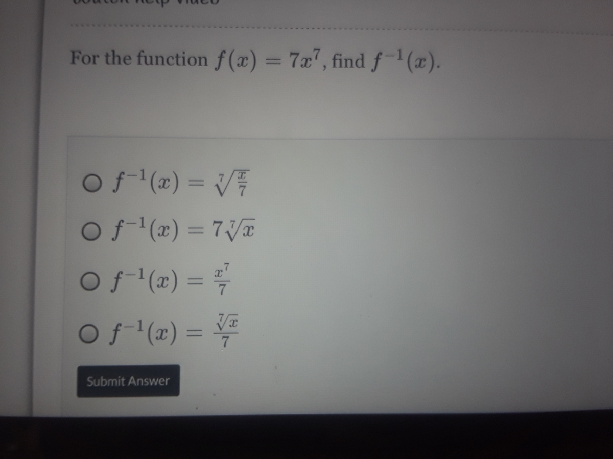 Answered For The Function F X 7x Find… Bartleby