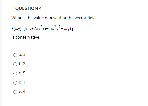 Answered Question 4 What Is The Value Of A So Bartleby