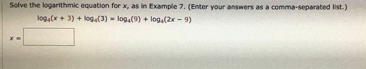 answered-log4-x-3-log4-3-log4-9-bartleby