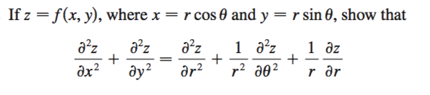 Answered If Z F X Y Where X R Cos 0 And Y Bartleby