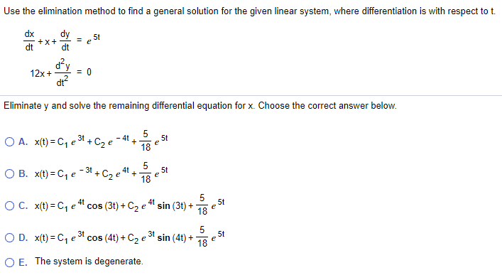 Answered Use The Elimination Method To Find A Bartleby