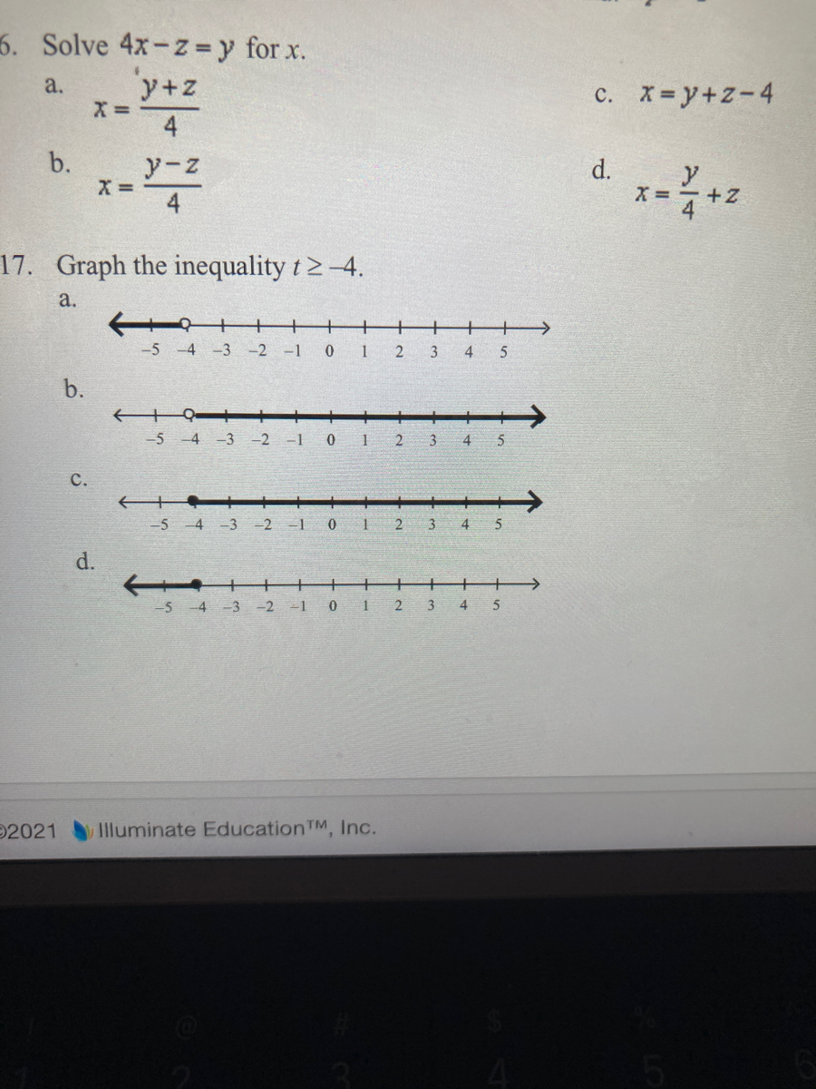 Answered Solve 4x Z Y For X Y Z A C X Y Z 4 4… Bartleby