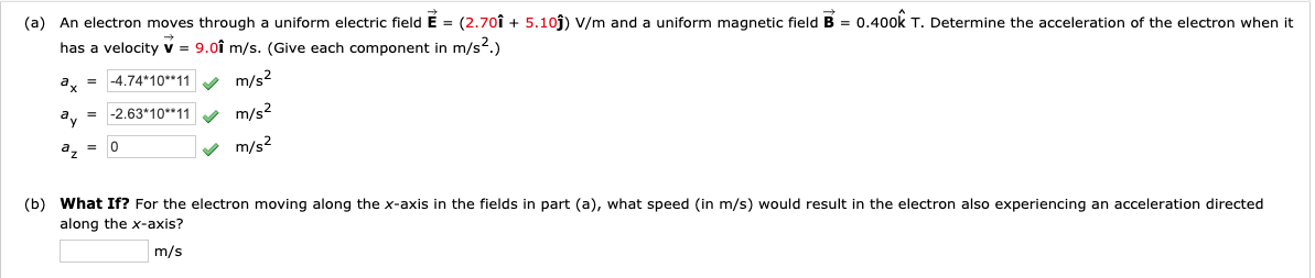 Answered A An Electron Moves Through A Uniform Bartleby