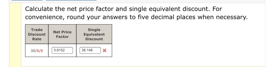 Single Equivalent Discount Rate Formula