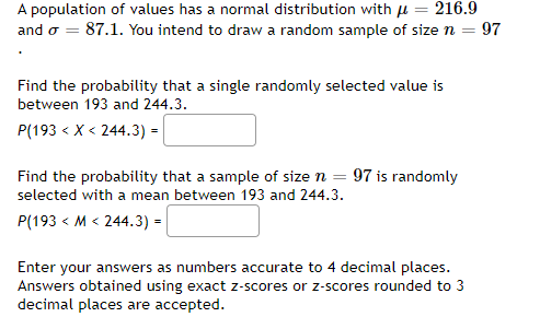 Answered A Population Of Values Has A Normal Bartleby