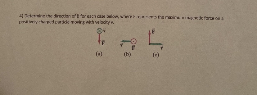 Answered 4 Determine The Direction Of B For Bartleby