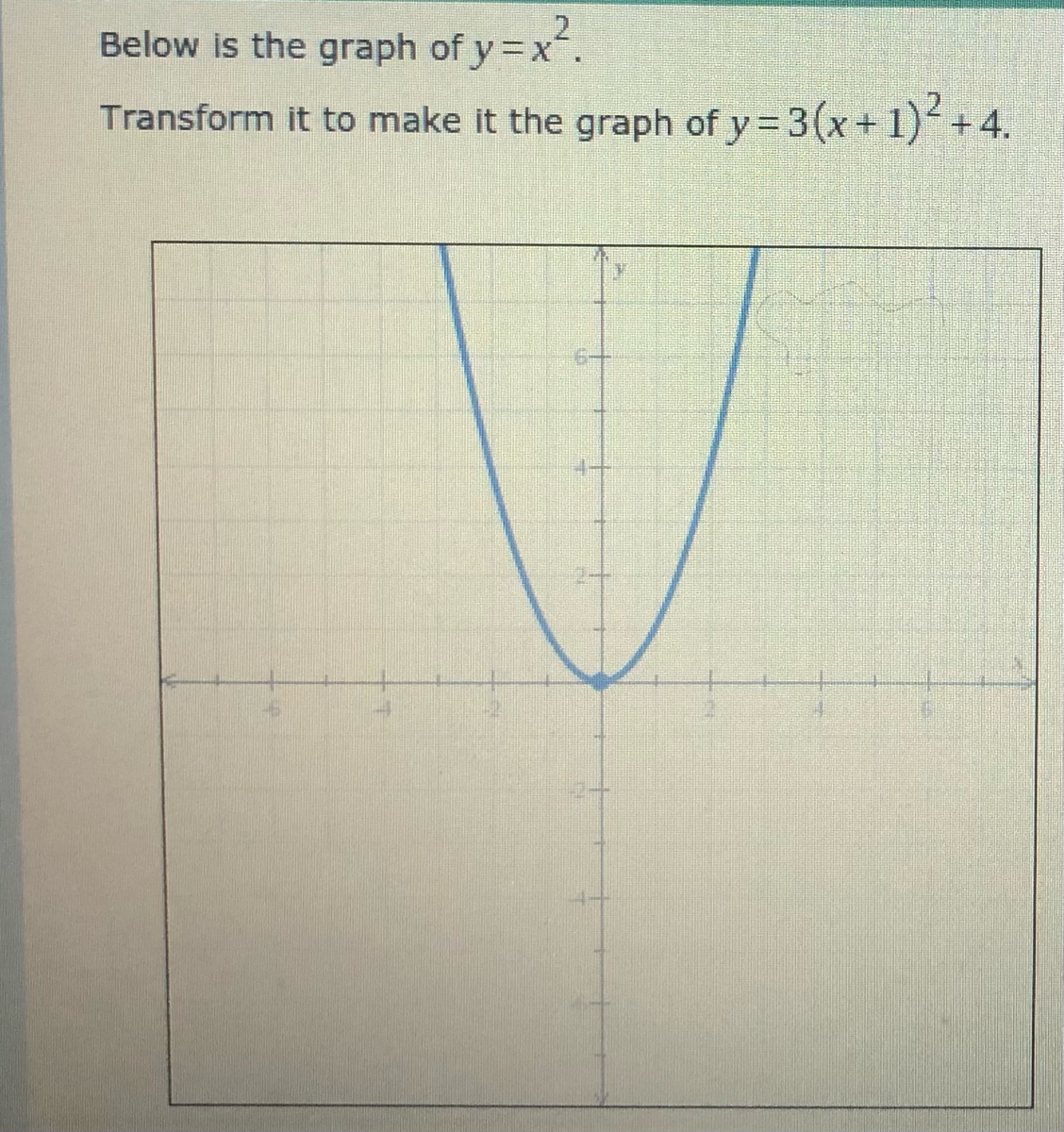 Answered Below Is The Graph Of Y X Transform It Bartleby