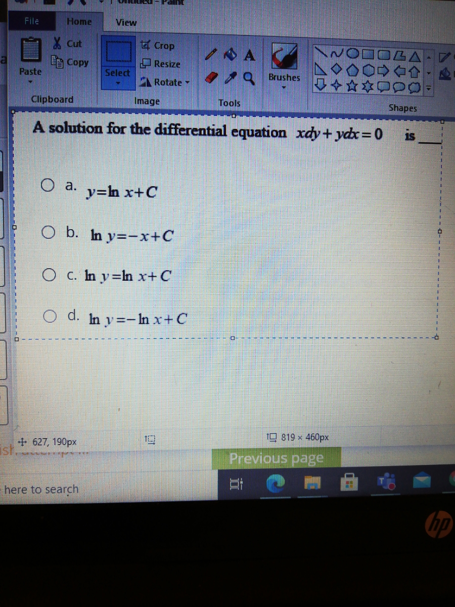 Answered A Solution For The Differential Bartleby