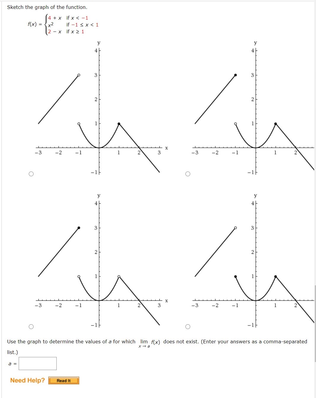 Answered Sketch The Graph Of The Function 4 X Bartleby