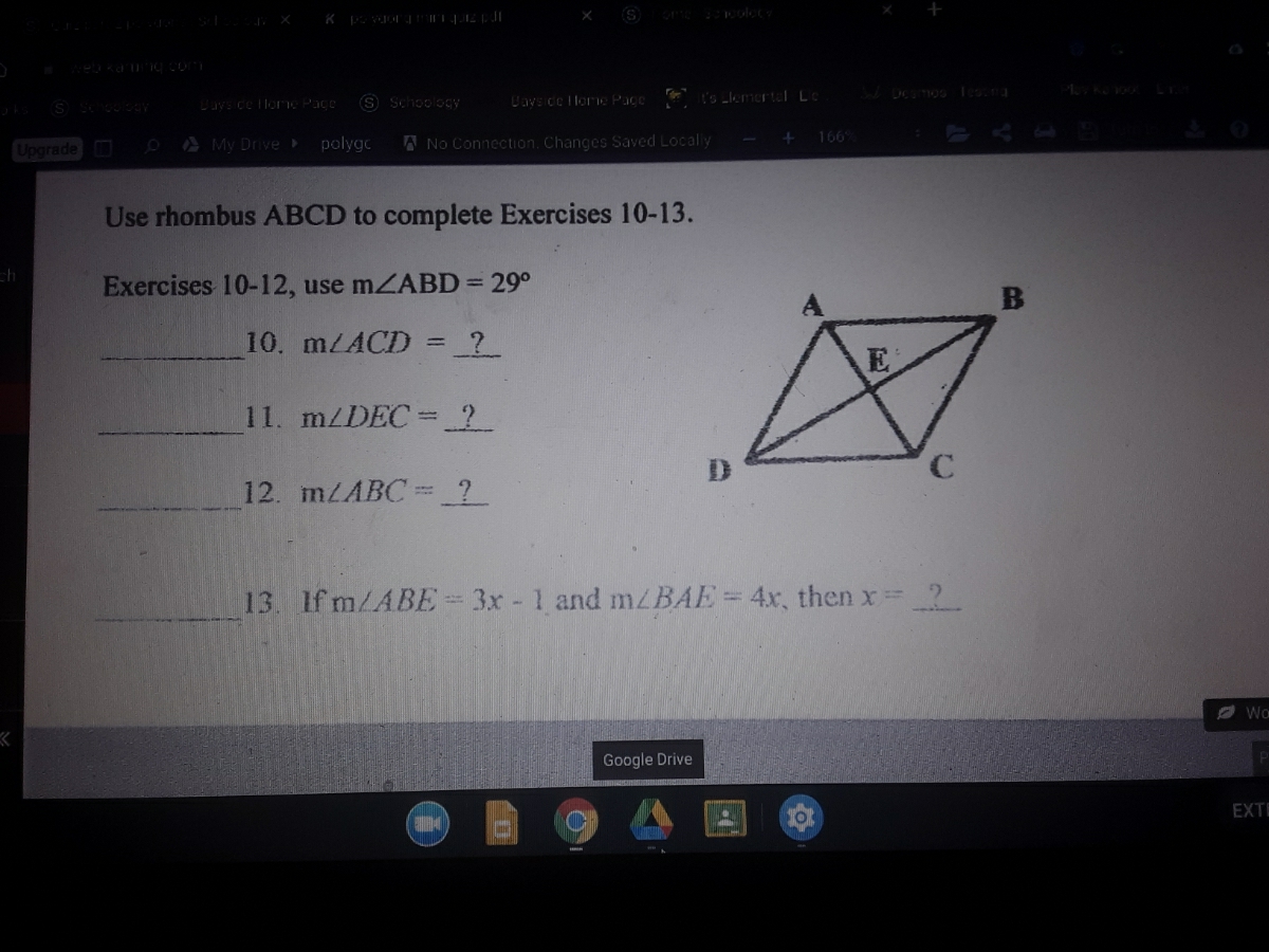 Answered Use Rhombus Abcd To Complete Exercises Bartleby 8534