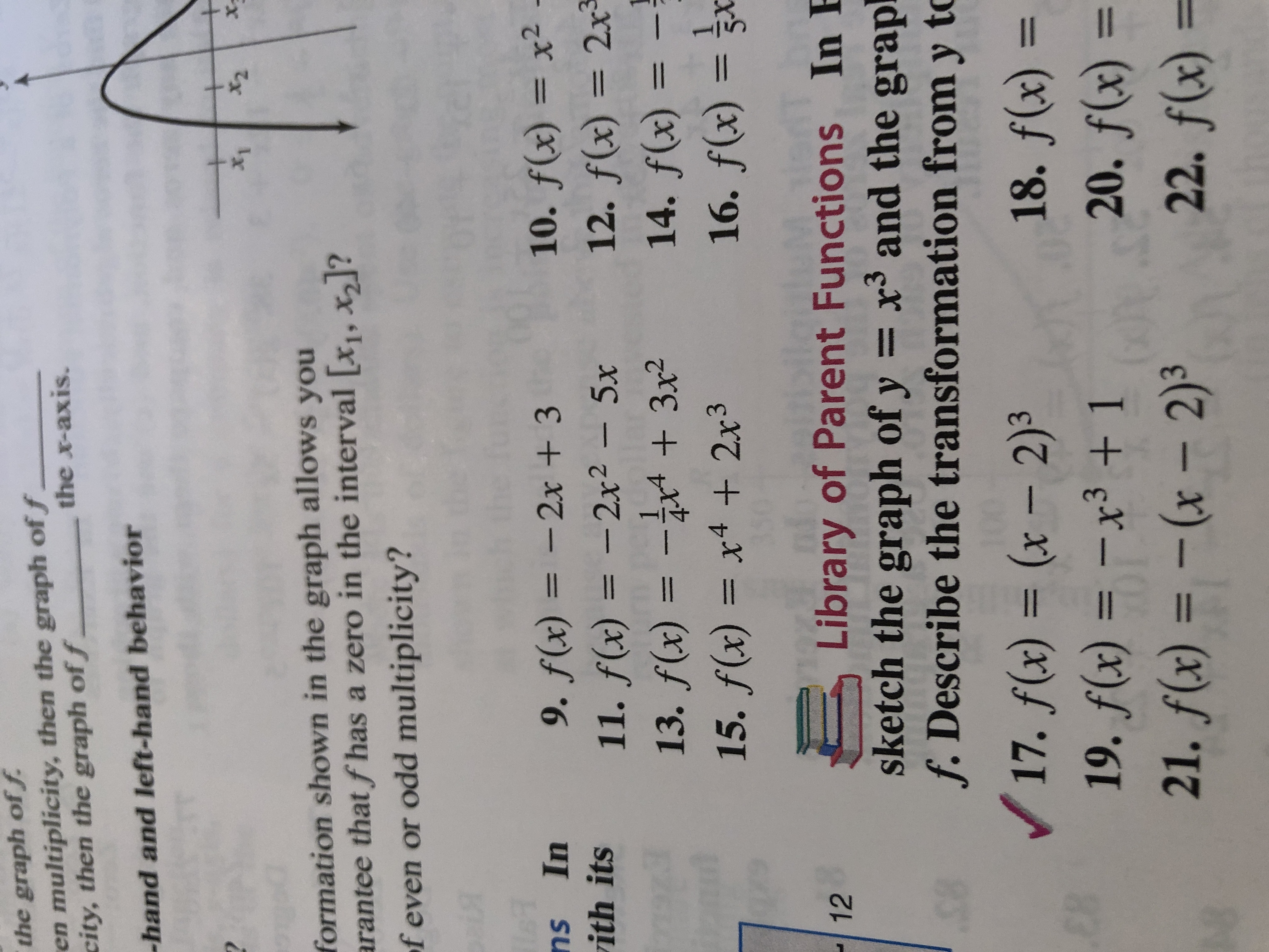 Answered The Graph Of F En Multiplicity Then Bartleby