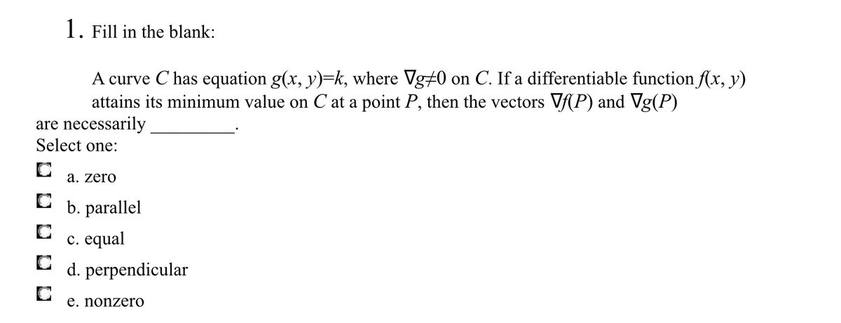 Answered 1 Fill In The Blank A Curve C Has Bartleby