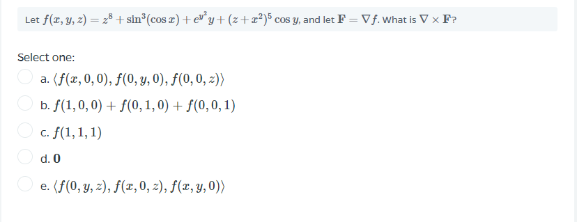 Answered Let F X Y Z 28 Sin Cos Ae Ev Bartleby