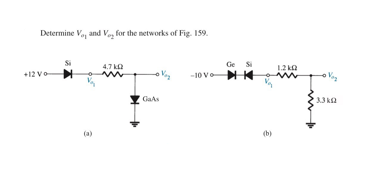 Answered Determine Vo And Vo For The Networks Bartleby