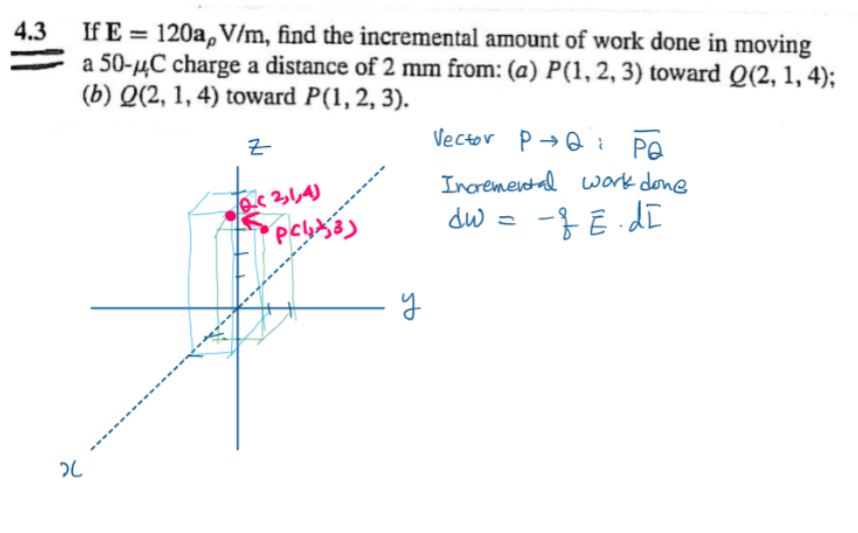 Answered 4 3 If E 1a V M Find The Bartleby