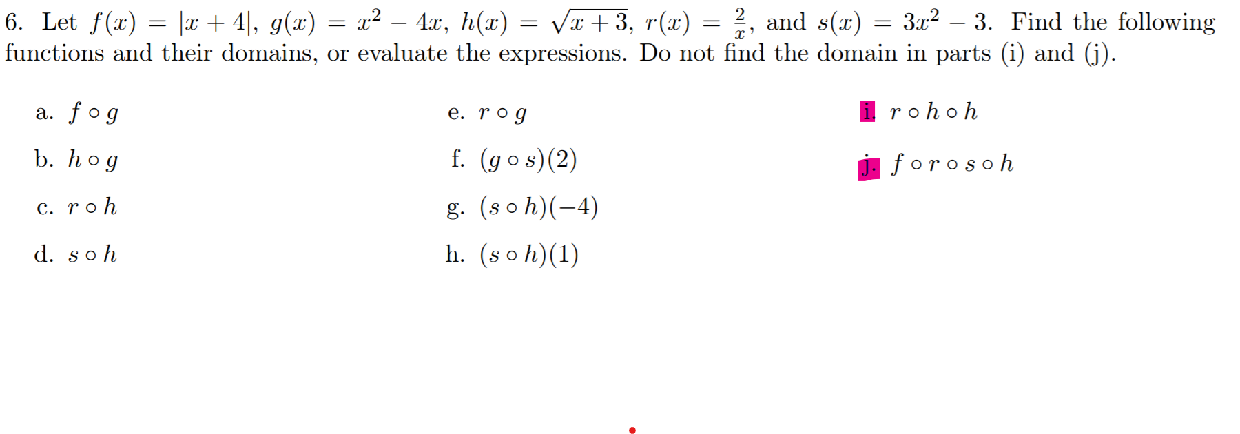 Answered 6 Let F A 3d X 4 G A A Bartleby