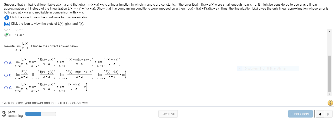 Answered Suppose That Y F X Is Differentiable Bartleby