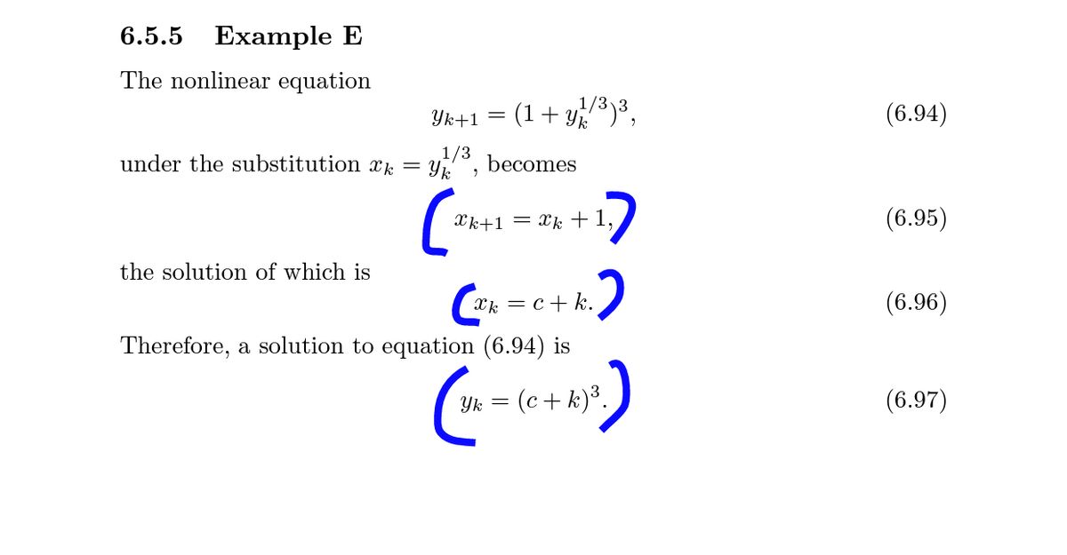 Answered The Nonlinear Equation Yk 1 1 Y3 Bartleby