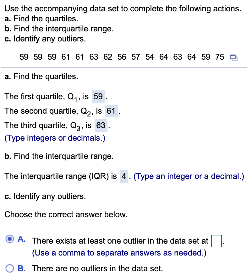 Answered: Use The Accompanying Data Set To… | Bartleby