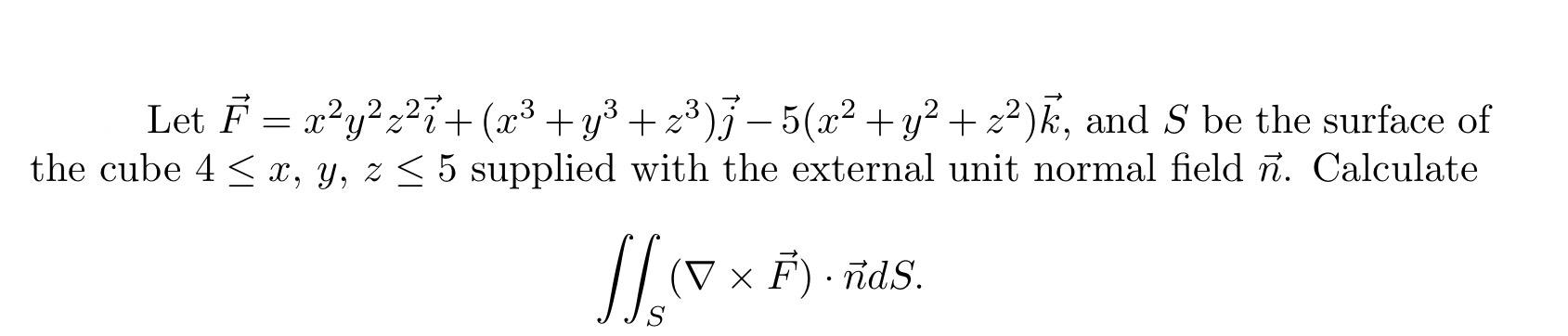 Answered Let F X Y Z I X Y Z J 5 X Bartleby