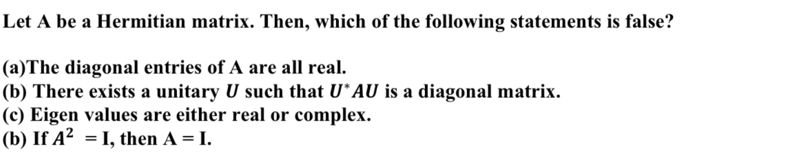 What Is A Hermitian Matrix