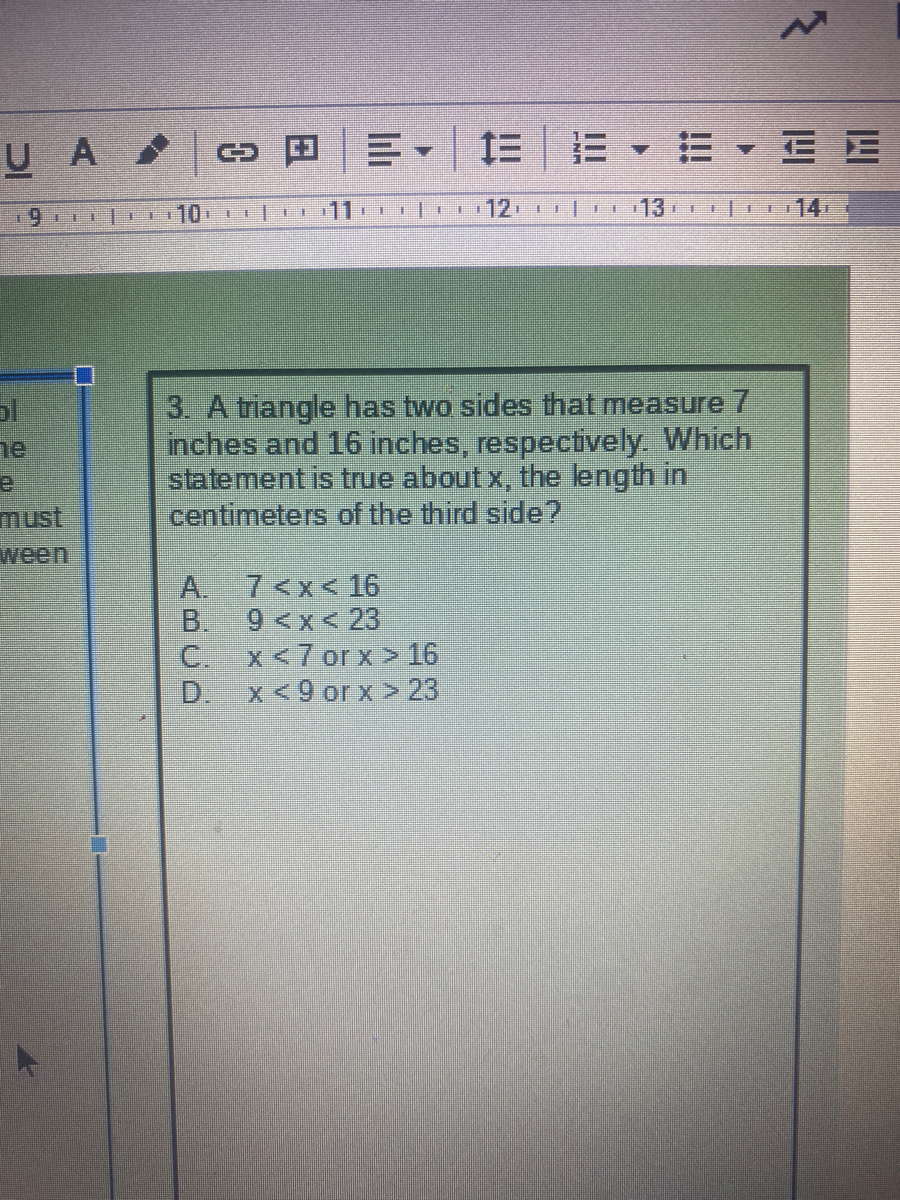 Answered 3 A Triangle Has Two Sides That Bartleby