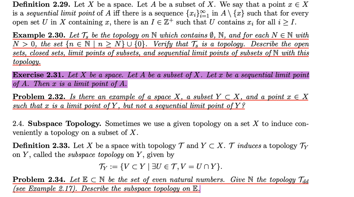 Answered Example 2 30 Let T Be The Topology On Bartleby