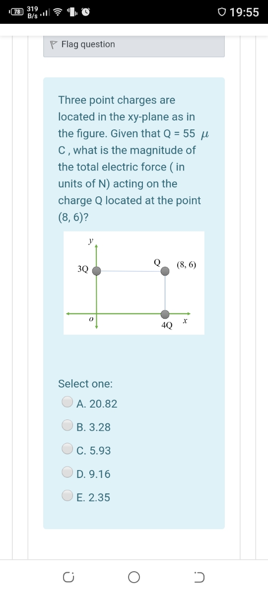 Answered Three Point Charges Are Located In The Bartleby