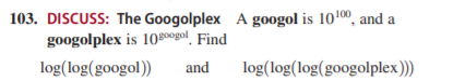 Answered: 103. DISCUSS: The Googolplex A Googol… | Bartleby