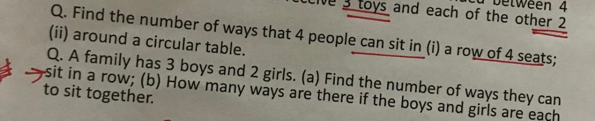 Answered Een 4 Toys And Each Of The Other 2 Q Bartleby