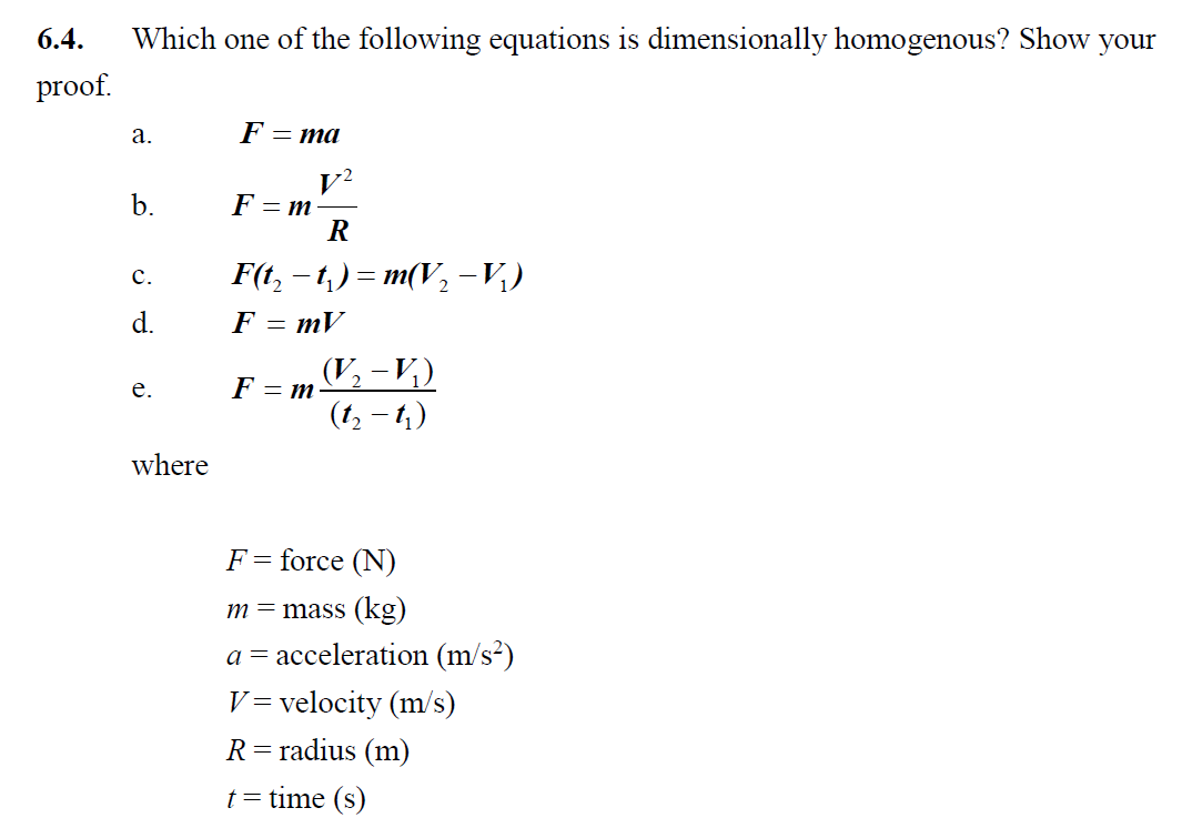 Answered 6 4 Which One Of The Following Bartleby