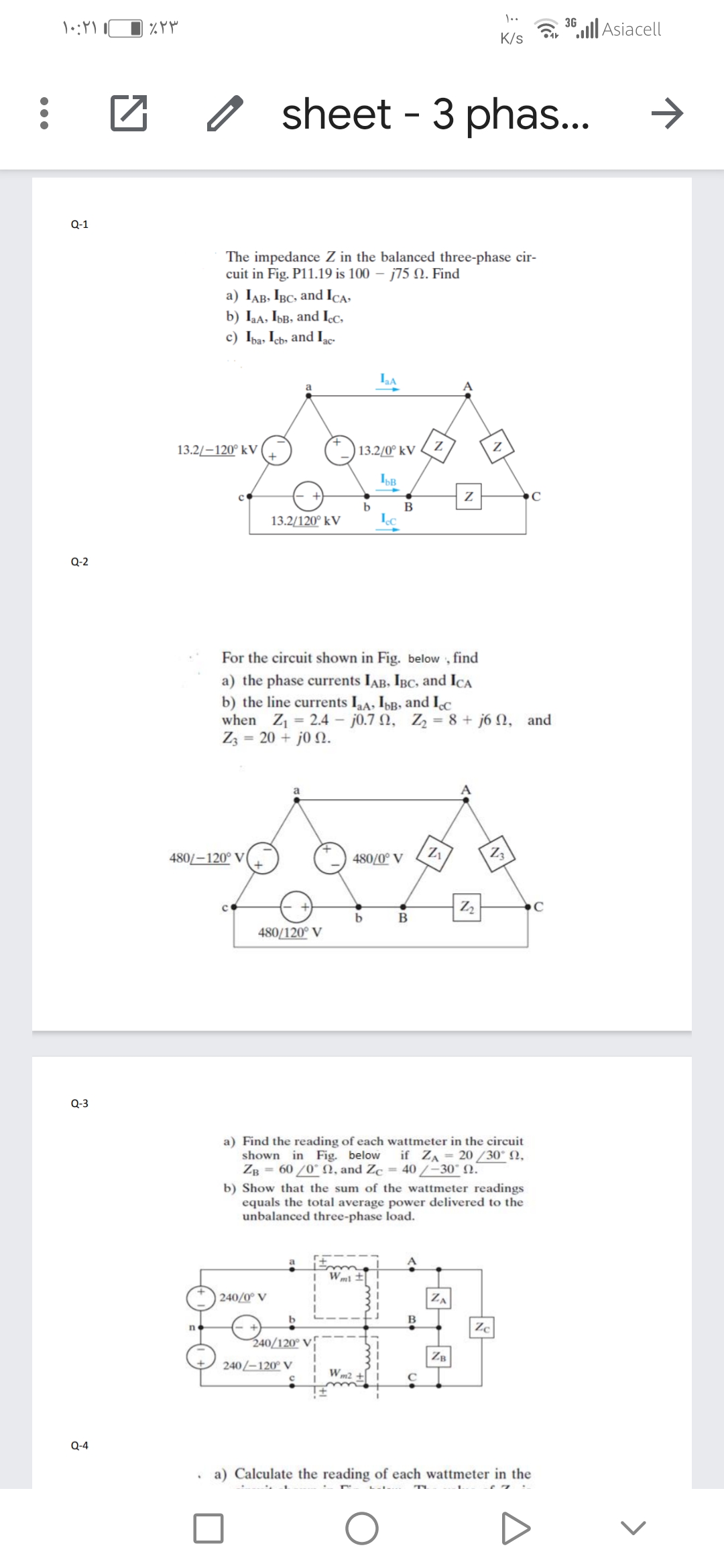 Answered The Impedance Z In The Balanced Bartleby