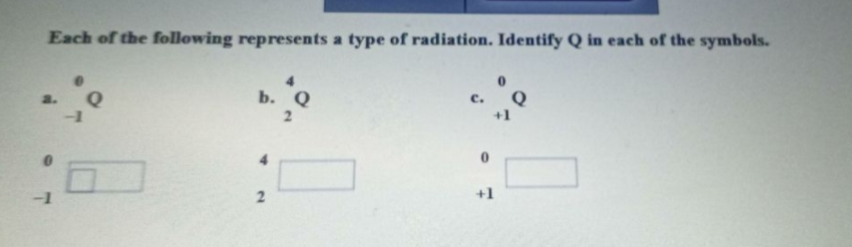 Answered Each Of The Following Represents A Type Bartleby